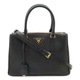 PRADA SAFFIANO Handbag/Shoulder Bag in Black Leather (NERO) BN2316