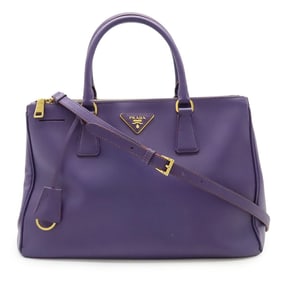 PRADA SAFFIANO LUX Saffiano Handbag/Shoulder Bag in Purple Leather (BN2274)