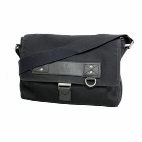 Gucci Sherry Line Shoulder Bag 246067 Nylon Black Women's