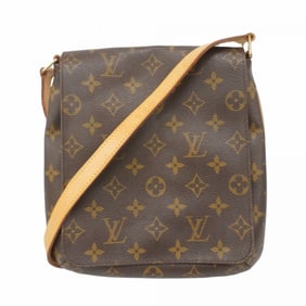 Louis Vuitton Monogram Musette Salsa Short Strap Shoulder Bag M51258 Brown Women's