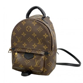 Louis Vuitton Monogram Palm Springs Backpack MINI M41562 in Brown and Black for Women
