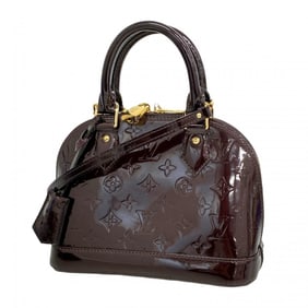 Louis Vuitton Vernis Alma BB Handbag M91678 Amaranth, 2-Way Bag for Women