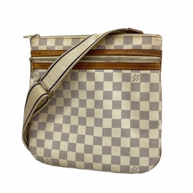 Louis Vuitton Damier Azur Pochette Bosphor Shoulder Bag N51112 White Women's