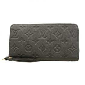 Louis Vuitton Monogram Empreinte Zippy Wallet M61864 Noir Women's Long