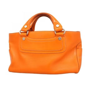Celine Boogie Bag Leather Orange Women's Handbag