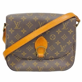 Louis Vuitton Monogram Saint-Cloud GM Shoulder Bag M51242 Brown Women's