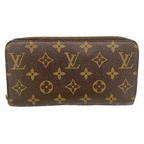Louis Vuitton Monogram Zippy Wallet M60017 Brown Women's