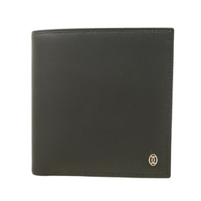 Cartier Pasha Leather Wallet Black Men's