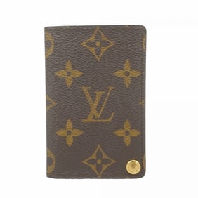 Louis Vuitton Monogram Porte Carte Credit Pression Business Card Case M60937 Brown Men's/Women's