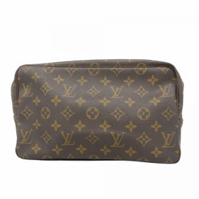 Louis Vuitton Monogram True Toilet Wallet 28 M47522 Brown Women's Bag/Pouch