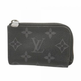 Louis Vuitton Monogram Eclipse Porte Monnaie Jour Wallet/Coin Case M63536 Black Men's