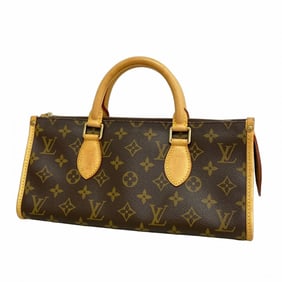 Louis Vuitton Monogram Popincourt Handbag M40009 Brown Women's