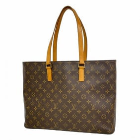 Louis Vuitton Monogram Luco Tote Bag M51155 Brown Women's