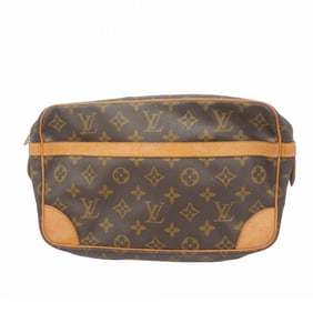 Louis Vuitton Monogram Compiègne 28 Clutch Bag M51845 Brown Men's