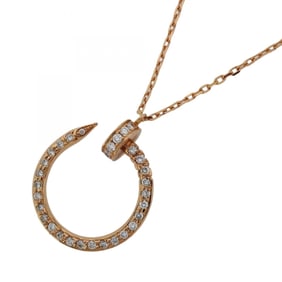 Cartier Juste un Clou necklace in 18KPG pink gold with diamonds for women