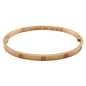 Cartier Love Bracelet Small Bangle, 18k Gold, Women's, Pre-owned