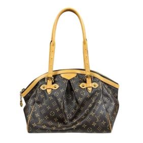 Pre-owned Louis Vuitton Tivoli GM Monogram Handbag in Canvas M40144 Brown, Women's