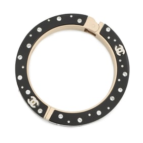 Chanel Coco Mark Rhinestone Bangle 09P CHANEL