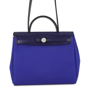 Hermes Hermès Airbag Zip PM Blue Electric/Blue Saphir/Toile H/Vache Hunter Z Stamp