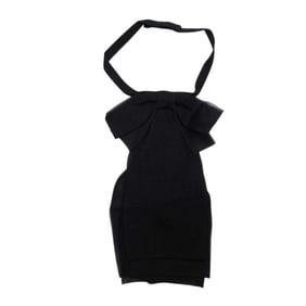 Christian Dior Silk Tulle Ribbon Tie Choker in Black for Men and Women