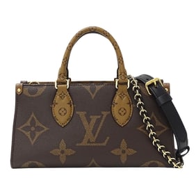 Louis Vuitton Monogram Giant Reverse Women's Handbag/Shoulder Bag, 2-Way, On the Go EW Chain,