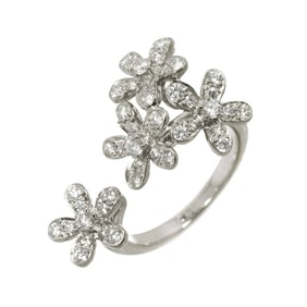 Van Cleef & Arpels Socrates Entree Les Doors #54 Diamond Ring in 18K White Gold 750