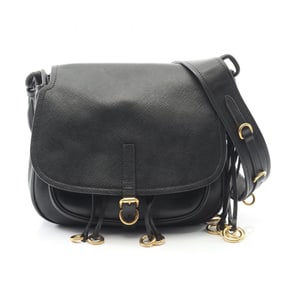 Prada Corsaire Shoulder Bag, Leather, Women's, Black, 1BD050