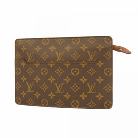 Louis Vuitton Monogram Pochette Homme Clutch Bag M51795 Brown Men's