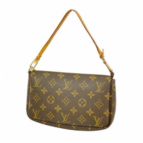 Louis Vuitton Monogram Pochette Accessoires M51980 Brown Women's Bag/Pouch