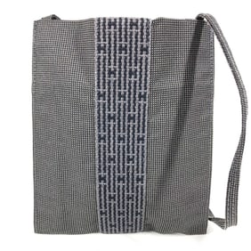 HERMES Air Line Pochette Bag, Crossbody Shoulder Canvas, Men's/Women's, Gray