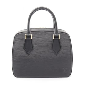 Louis Vuitton Sablon Handbag, Epi Leather, Black, Women's, M52042