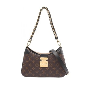 Louis Vuitton LV Tweeny Shoulder Bag, Coated Canvas and Leather, Monogram Reverse, Women's, Brown,