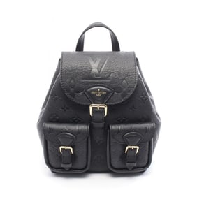 Louis Vuitton Monogram Empreinte Leather Backpack, Black, M47072, Women's