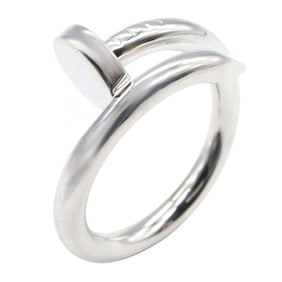 Cartier Juste Unclou Ring, 18K White Gold, Women's, Silver