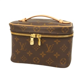 Louis Vuitton Monogram Nice Mini Vanity Bag M44495 Brown Women's