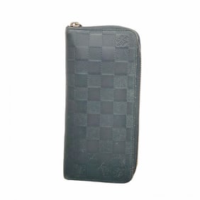 Louis Vuitton Damier Infini Zippy Wallet Vertical N63549 Cosmos Men's Long