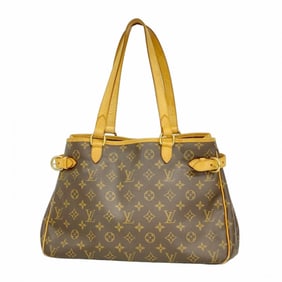 Louis Vuitton Monogram Batignolles Horizontal Tote Bag M51154 Brown Women's