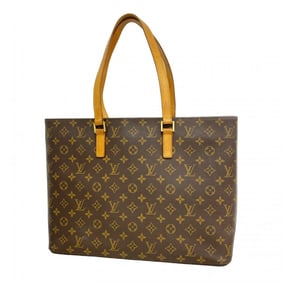 Louis Vuitton Monogram Luco Tote Bag M51155 Brown Women's