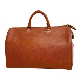 Louis Vuitton Epi Speedy 35 Handbag M42993 Kenya Brown Women's