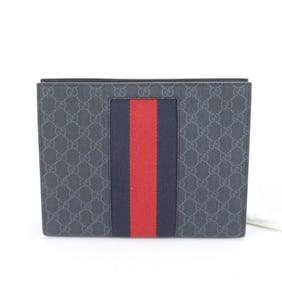 Gucci GG Supreme Sherry Line 475316 Leather Clutch Bag/Clutch Pouch for Men