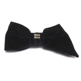 MIUMIU Miu Cotton Velvet Hair Clip 5IF206_068_F0002 Ribbon Women's