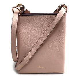 CARTIER Trinity Shoulder Bag, Pink Beige, L1002481, Women's
