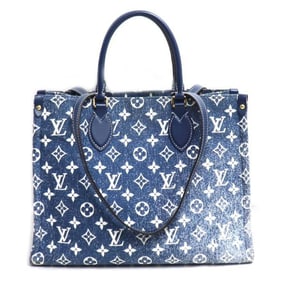 LOUIS VUITTON On the Go MM 2-Way Shoulder Bag, Blue, M59608, Women's