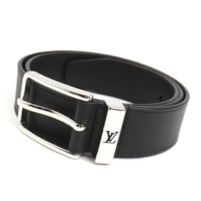 LOUIS VUITTON Men's Pont Neuf Belt, Black, M6065, 90cm