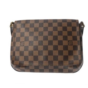 LOUIS VUITTON Damier Musette Tango Long Brown N51301 Men's/Women's Canvas Shoulder Bag, AB Rank,