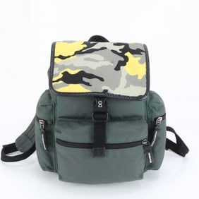 Dolce & Gabbana D&G Camouflage Leather and Nylon Backpack Bag for Men
