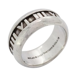 Tiffany Atlas Ring, Silver 925, Size 16.5, Women's