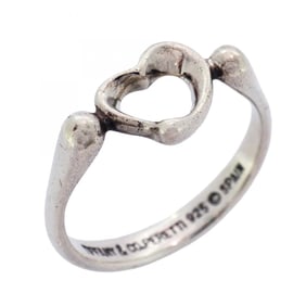 Tiffany Heart Ring, Silver 925, Size 12, Women's