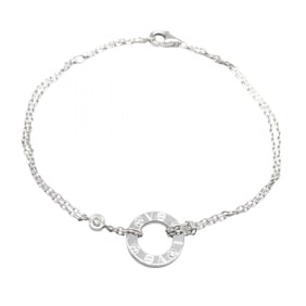 Cartier Love Circle 2PD Bracelet in 18K White Gold with Diamonds, Silver-Based