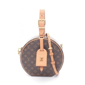Louis Vuitton Petite Boite Chapeau Handbag, Coated Canvas and Leather, Monogram, Women's, Brown,